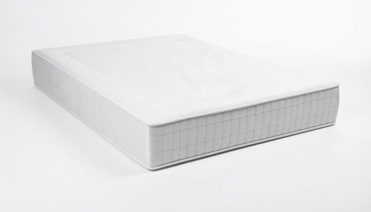 Matelas haut de gamme blanc, vue d'ensemble